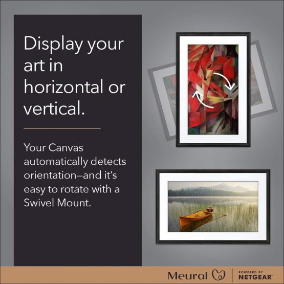 Meural MCAS327 Canvas Swivel Mount, Works with Meural Canvas and Canvas II 21.5 inch and 27 inch - Image 2