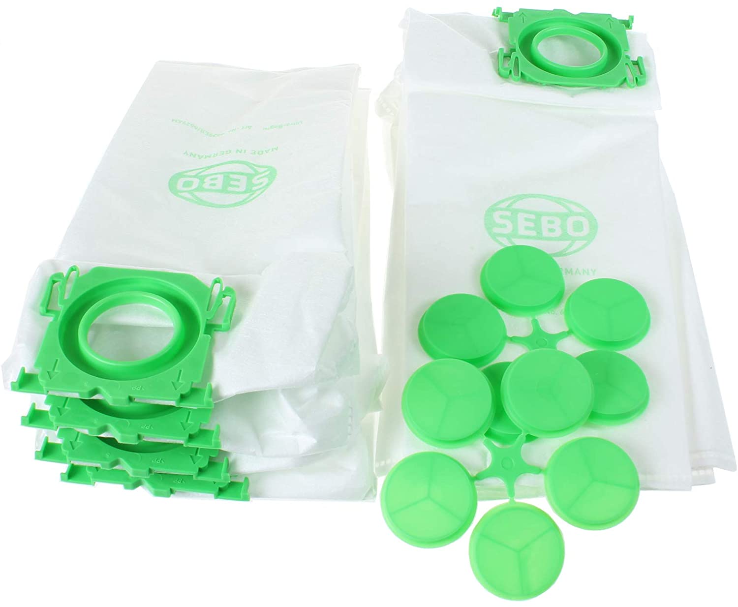 Sebo K Series cylinder vacuum cleaner Bags:Pack of 8 K1 air belt, K1 Komfort, K1 Pet, K3 Vulcano, K3 Premium - Image 2