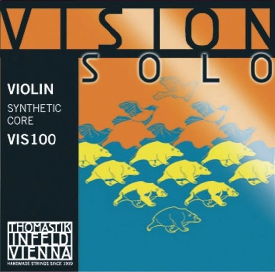 Thomastik Infeld Saiten für Violine Vision Solo Satz, Silver D, 4/4 Mittel