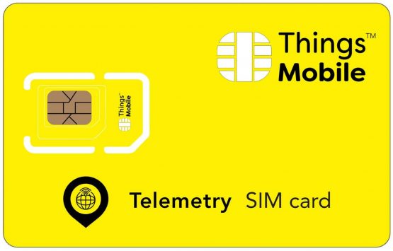 TELEMETRY SIM Card for IOT and M2M - Things Mobile - Global Coverage and Multi-Operator GSM/2G/3G/4G LTE Network, No Fixed costs, No Expiration Date, Competitive Rates. €10 Credit Included