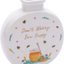 CGB Giftware The Beekeeper 'Don't Worry Bee Happy' Ceramic Gifting Bud Planter Flower Vase Decorative Piece from GB04708