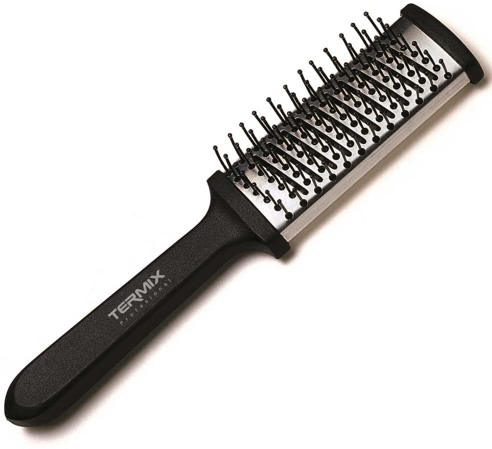 Termix Flat Thermal Hairbrush Professional Flat Brush for Detangling that Provides An Ultra-Straight Hair Effect Small Size
