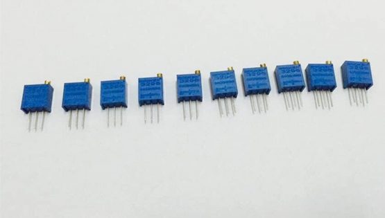 DollaTek 50PCS 10Value 500 ohm to 1M ohm 3296W Multiturn Trimmer Potentiometer Assorted Kit Variable Resistor with Plastci Box - Image 3