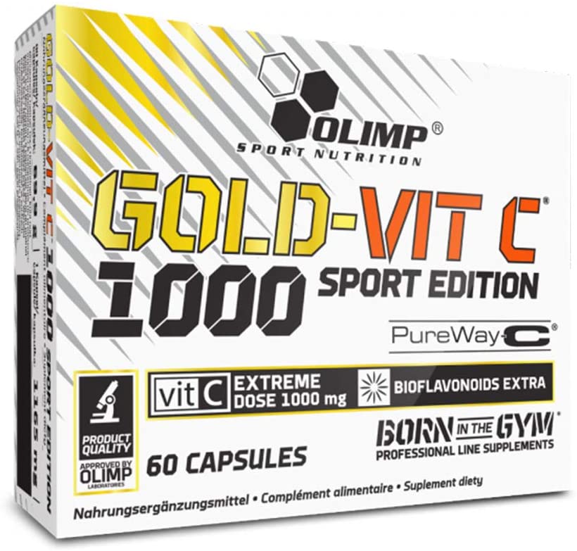 Olimp Sport Nutrition Gold-VIT C 1000 Sport Edition (60 Capsules), 60 count (Pack of 1)
