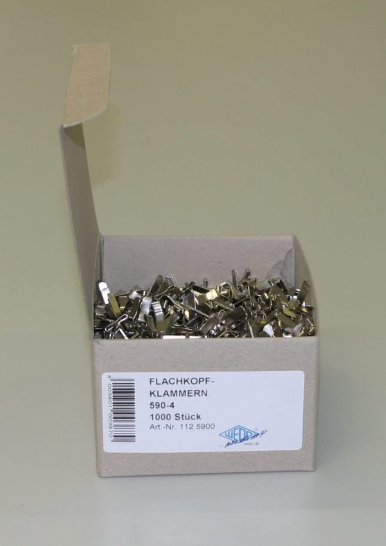 Wedo Nickel Plated Flat Top Fasteners - Metallic - Image 2