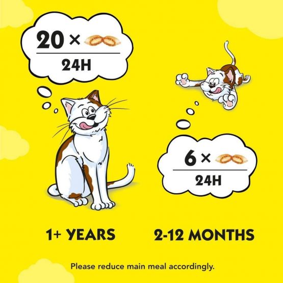 Dreamies Cat Treats, Tasty Snacks with tempting salmon, 8 pouches of 60 g - Image 4