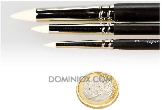 Colour Shaper Taper Point 0 Soft Ivory Painting Shaper Brush