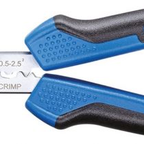 GEDORE Combination pliers for cutting/stripping/crimping, Toothed, Straight, dual-material grips, Length 200 mm, 8133-200 JC