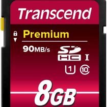 Transcend Premium 8 GB SDHC Class 10 UHS-I Memory Card - Standard Packaging