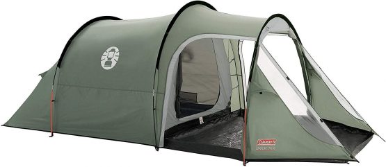 Coleman Tent Coastline 3 Plus, Compact 3 Man Tent, also Ideal for Camping in the Garden, 3 Person Tunnel Tent, Light Trekking and Camping Tent with Awning, Waterproof
