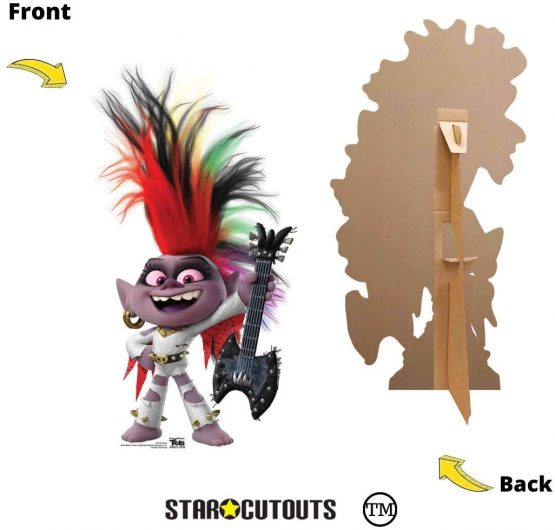 STAR CUTOUTS SC1504 Barb Trolls World Tour Lifesize Cardboard Cutout/Decoration Height 94cm Width 50cm, Multicolour - Image 3
