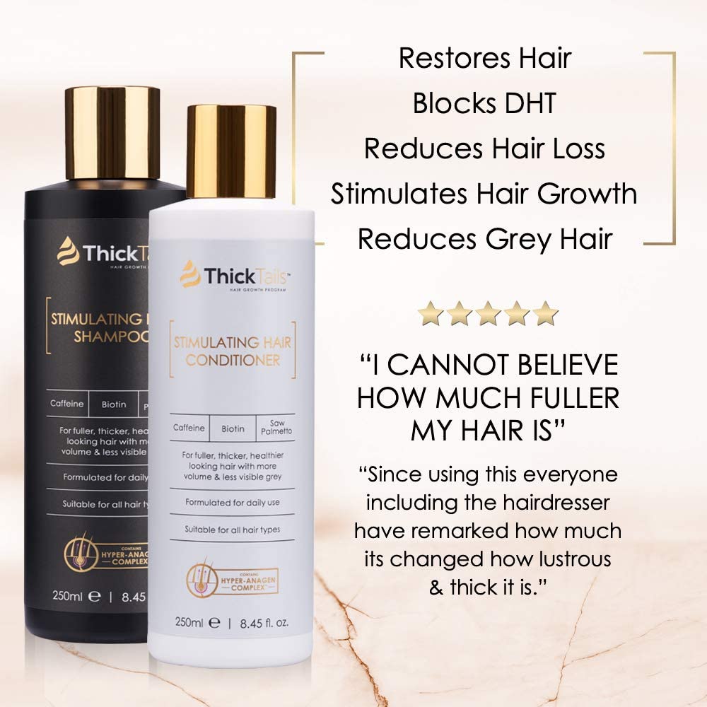 ThickTails Hair Growth Shampoo & Conditioner Set for Women, Vegan Sulphate-Free Routine with Biotin - Image 2