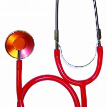 Timesco TD1-13-105 Stethoscope, Ruby Single Head, Red