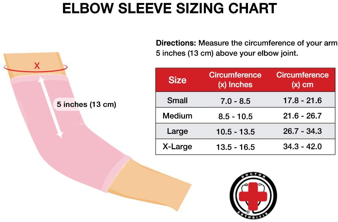 Dr.Arthritis Doctor Developed ladies pink elbow compression sleeve and & Doctor Handbook - Image 2