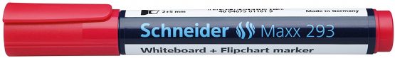 Schneider 293 Marker For Whiteboard And Flipchart - Red (Pack Of 10) - Image 3