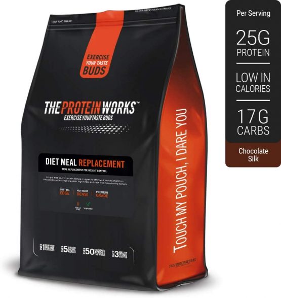 THE PROTEIN WORKS Diet Meal Replacement Shake | Nutrient Dense Complete Meal | Immunity Boosting Vitamins, Affortable | Healthy And Quick | Chocolate Silk | 1 kg - Image 2