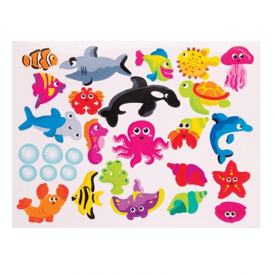 Baker Ross AW379 Sealife Sticker Scenes (Pack of 4) - Image 2