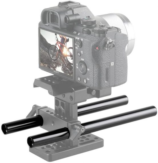 SMALLRIG 2pcs Aluminum Alloy 15mm Rod with M12 Inner Thread 8 Inches (20cm) - 1051 - Image 3