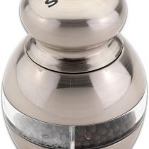 Grunwerg Salt & Pepper Mill, Stainless Steel, Mirror S/S Finish, 11cm