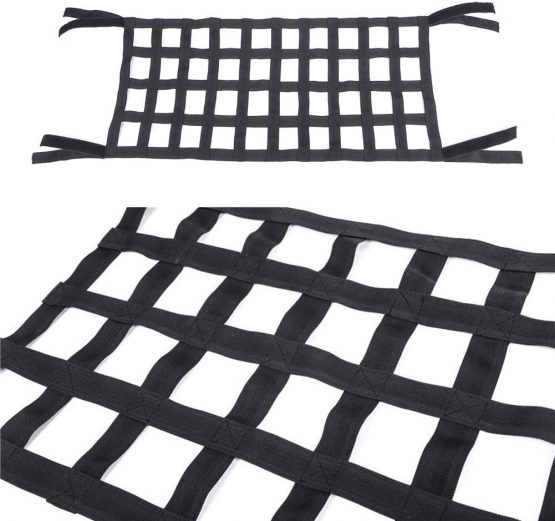 Dyda6 Mesh Cargo Net, Comfort Elastic Auto Roof Hammock Top Rest Bed Net Waterproof Cargo Cover Net for 07-18 Jeep Wrangler YJ TJ JK JKU JL JLU, Heavy Duty Oxford - Image 4