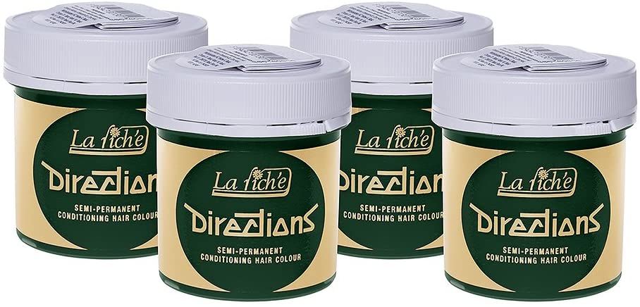 La Riche Directions - Set of 4 Semi-Permanent Hair Colour - 88ml Jars, Apple Green, 88 ml (Pack of 4) - Image 2