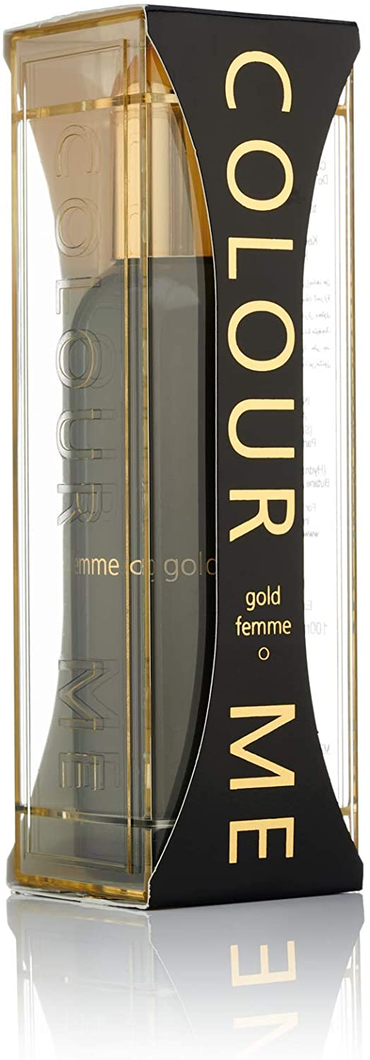COLOUR ME Gold Femme Perfume for Women. 100ml Eau de Parfum. Luxury Fragrance, Ladies Perfume - Image 2