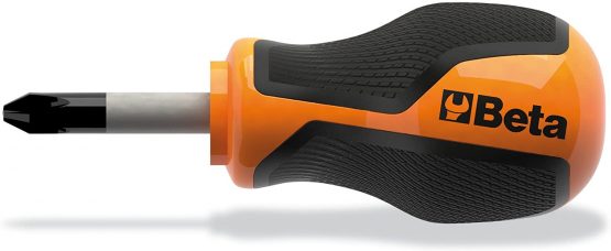 Beta 12620103 Model 1262 N PH1X30 Screwdrivers for Cross Head Phillips Screws, Extra-short Series, Ph1 x 30mm