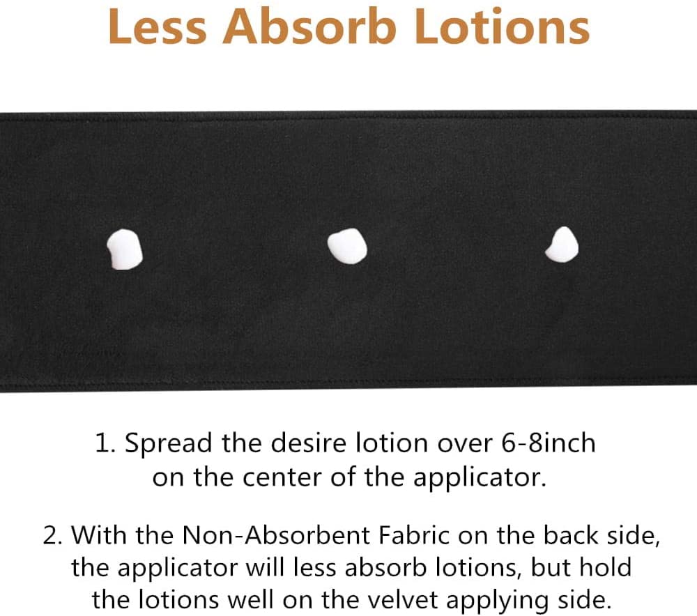 Yvoier Leakproof-lined Back Tanner Applicator, Reusable Double-Sided Self Tan Back Applicator - Image 4