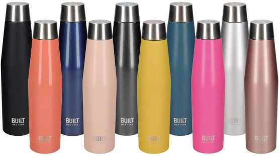 Built Perfect Seal Leakproof Insulated Water Bottle, Stainless Steel, 540 ml