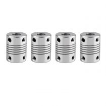 Jopto 4Pcs Flexible Shaft Couplings 5mm to 8mm Stepper Motor Coupler Aluminum Alloy Joint Connector for Creality CR-10 CR-10S S4 S5 Makerbot RepRap Prusa i3 3D Printer or CNC Machine