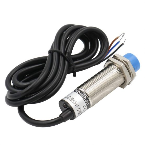 Heschen M18 Capacitive Proximity Sensor Switch Non-Shield Type LJC18A3-H-Z/BX Detector 1-10mm 10-30VDC 200mA NPN Normally Open(NO) 3 Wires