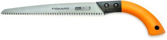 Fiskars Fixed Blade Saw SW84, Fixed Blade, Plastic Storage Sheath Included, Blade Length: 33 cm, Stainless Steel Blade, Black/Orange, 1001620 - Image 3