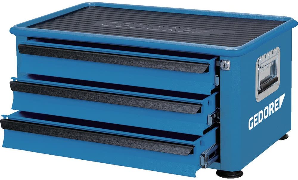 Gedore Tool Chest with 3 Drawers - 1430, Blue