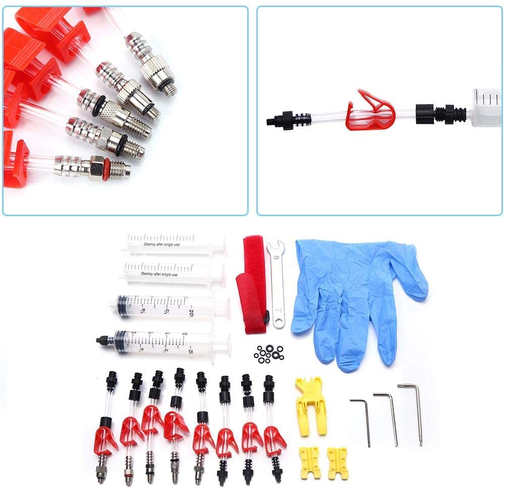Alomejor Bicycle Bleed Tool Bicycle Brake Oiling Tools Set Hydraulic