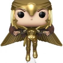 Funko 46660 POP 1984-Wonder Wonder Woman (Gold Flying Pose) Collectible Toy, Multicolour
