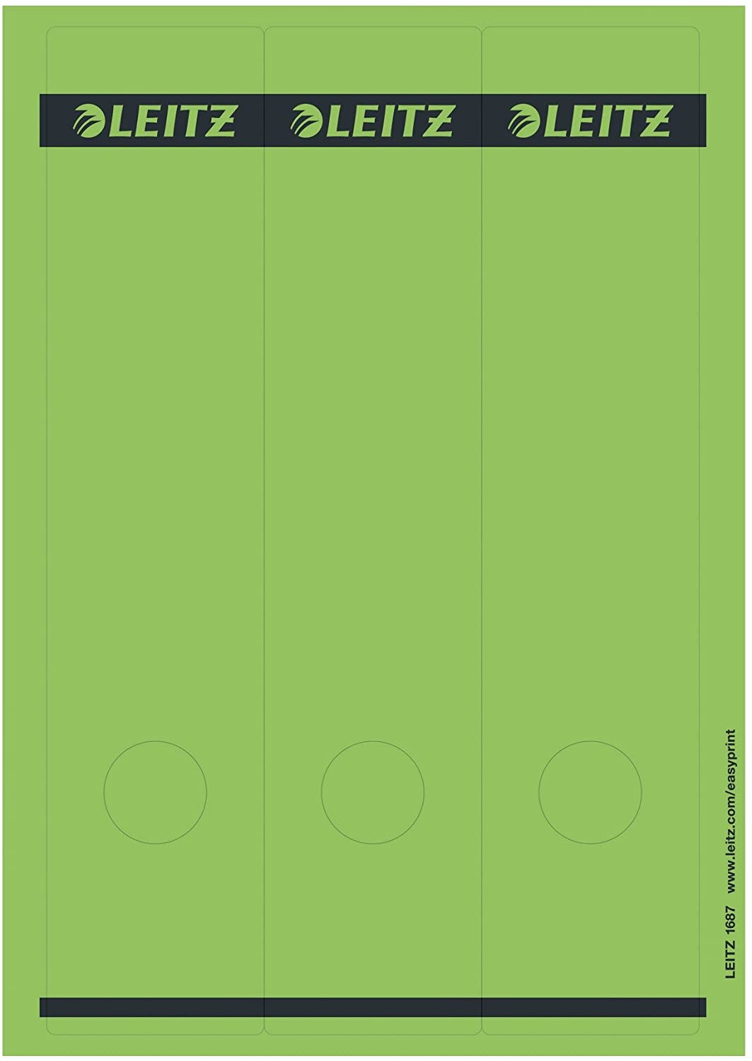 Leitz PC-Writeable Spine Labels Self-Adhesive for Standard and Hard Cardboard Folders Pack of 75, Long and Wide Format - Image 2