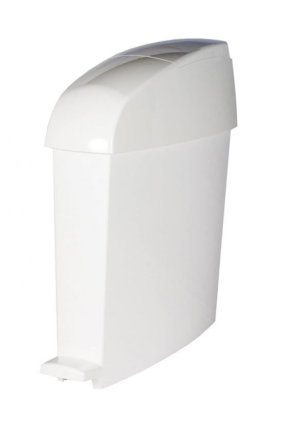 Rubbermaid MiniPed 12L Front Opening Pedal Operated Bin - White
