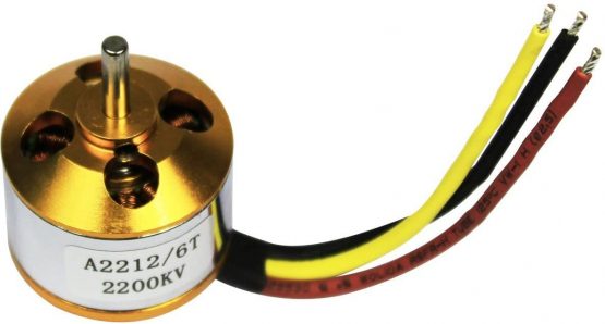 KEESIN RC Accessories Kit, A2212/6T 2200KV, Outrunner Brushless Motor W/Mount for RC Glider Quadcopter Helicopter Aircraft Copter Multi-copter - Image 2