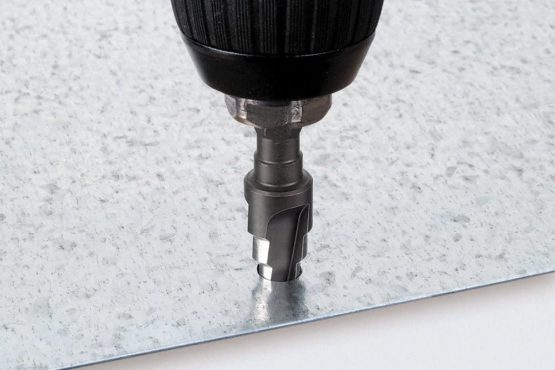 Wolfcraft 2555000 6/ 8/ 10mm HSS Step Drill with 3 Cutting Edges and Hexagonal Shank - Image 2