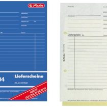 Herlitz 883520 Delivery Note Book A5 2 x 40 Blatt, selbstdurchschreibend, Pack of 10)