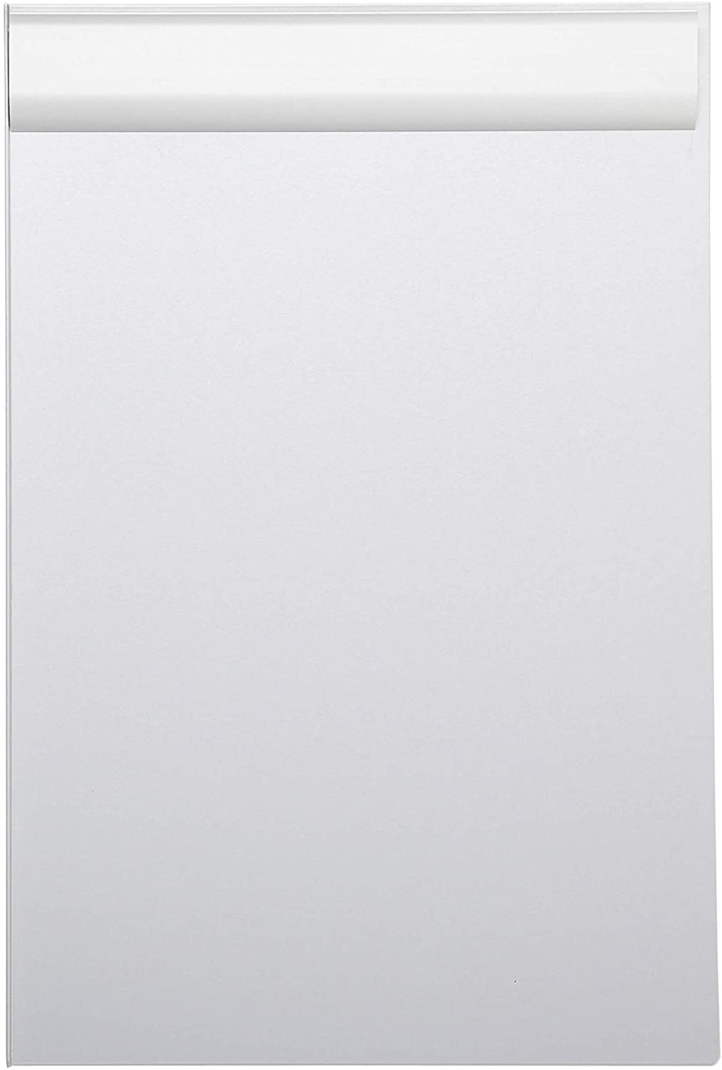 Maul Clipboard, Din A4 Portrait, Stop Edge, Aluminium, 10 mm Clamping Width, 1 mm Board Thickness, Silver