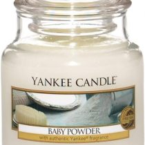 Yankee Candle Scented Candle | Baby Powder Small Jar Candle | Burn Time: Up to 30 Hours