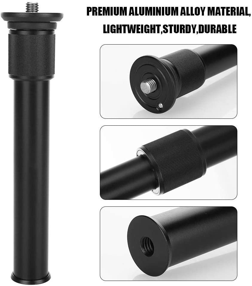 Tripod Extension Rod, Telescopic Pole Monopod Accessory Metal Handheld
