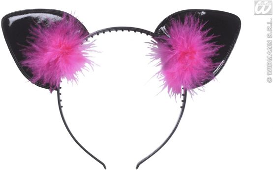 Cat Ears With Feathers Accessory for Fancy Dress