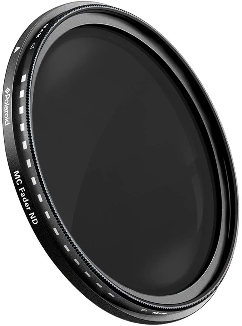 Polaroid Optics Multi-Coated Neutral Density Fader Filter Variable Range ND2-ND2000, 52 mm, Black, 2.05 x 2.05 x 0.39 Inches