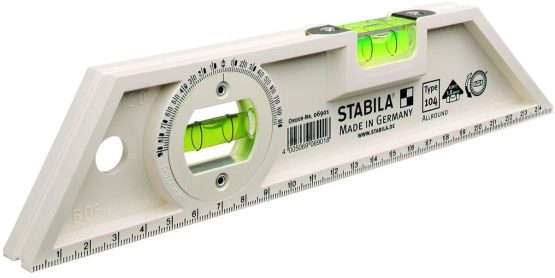 Stabila 104 Level +Angle Device 250mm/10in 6901