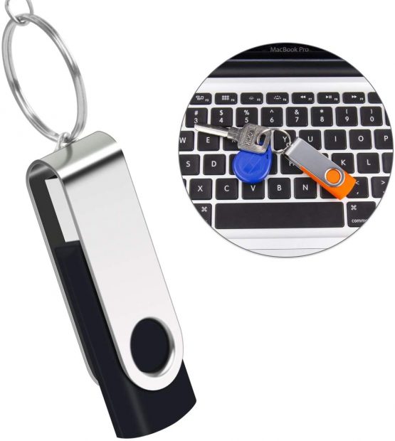 2GB Memory Stick 10 Pack ,SRVR Flash Drive USB 2.0 Swivel Thumb Drives Data Storage Jump Drive Zip Drive Memory Sticks External Devices with Led Indicator(10 Mixed Color With Lanyard) - Image 2