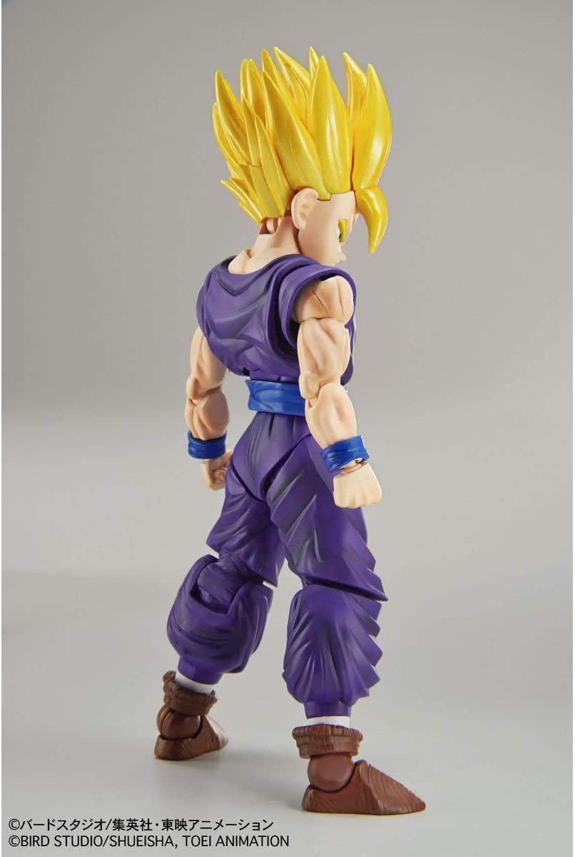 Figure-Rise Standard Dragon Ball Z Super Saiyan Gohan 2 (New Version) Plastic Model Maquette Model Kit, No Colour - Image 4