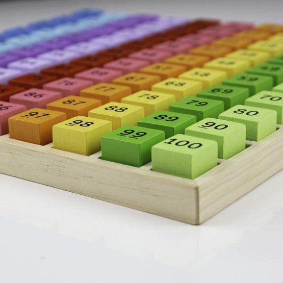 Bigjigs Toys Wooden Number Counting Tray | Wooden Toys | Maths Games | Wooden Board Game | Learning Resources | Board Games | Educational Toys | Teacher Supplies | Montessori Toys - Image 3