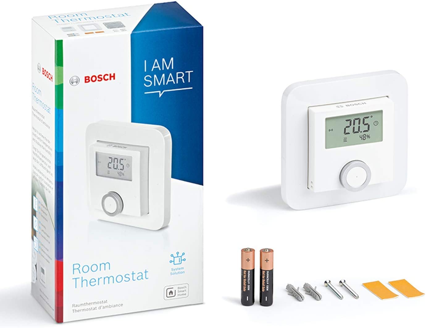 Bosch Smart Home Room Thermostat (2X AAA battery, for radiator